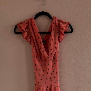 Vintage Poka-dot swing dress!!